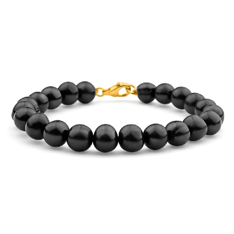 Black Freshwater 19cm Pearl Bracelet