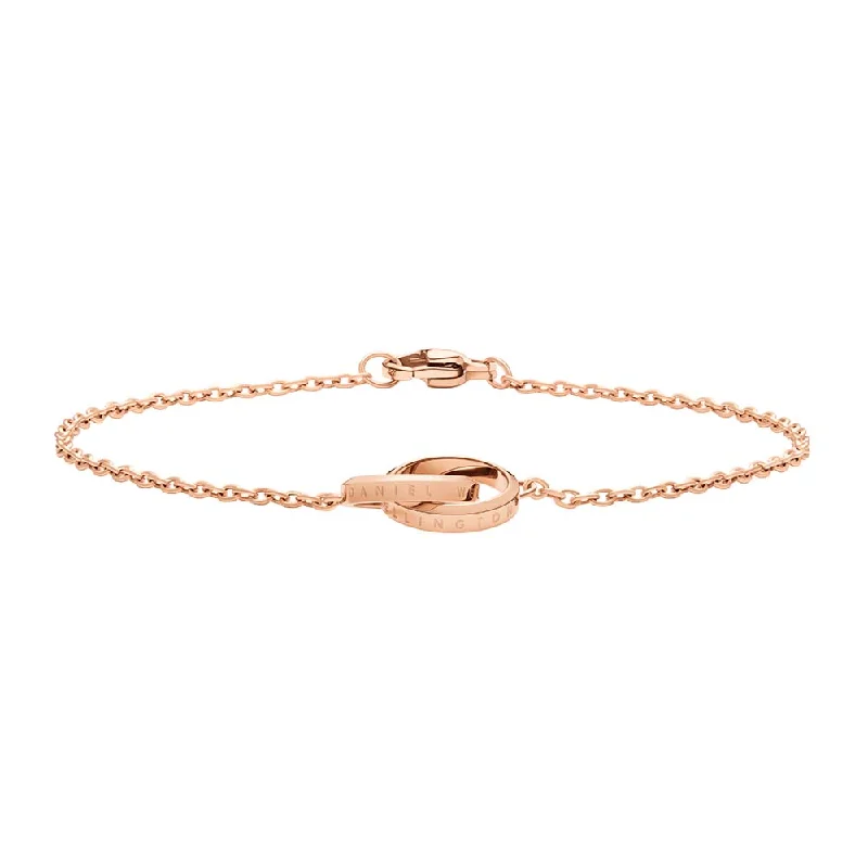 Daniel Wellington Rose Gold Plated Stainless Steel Elan Unity 165mm Bracelet