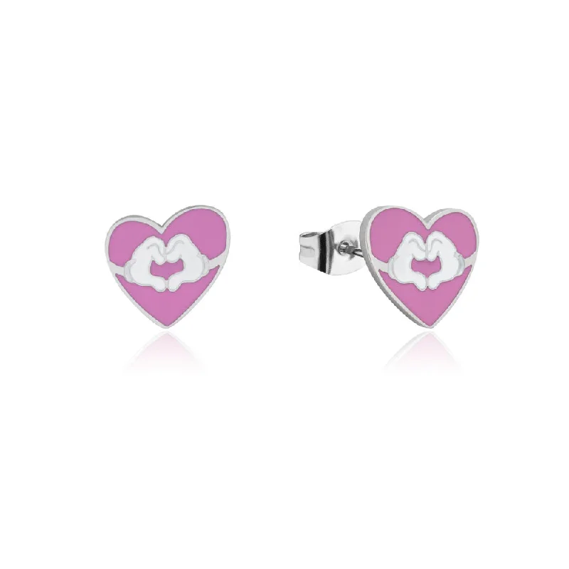 Earrings & Earrings for teens trends-Disney Stainless Steel Love Stud Earrings