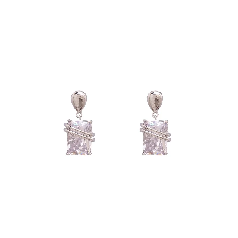 Earrings & Earrings for geometric shapes-Earrings- J0599416