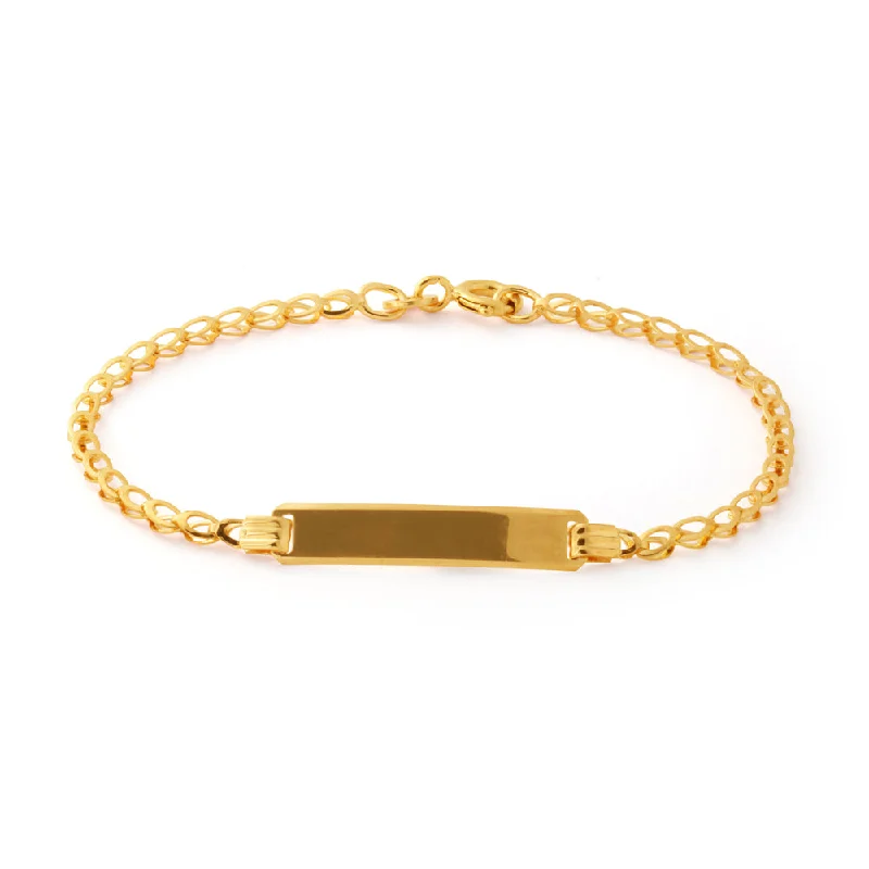 9 ct Belcher 16cm ID Bracelet