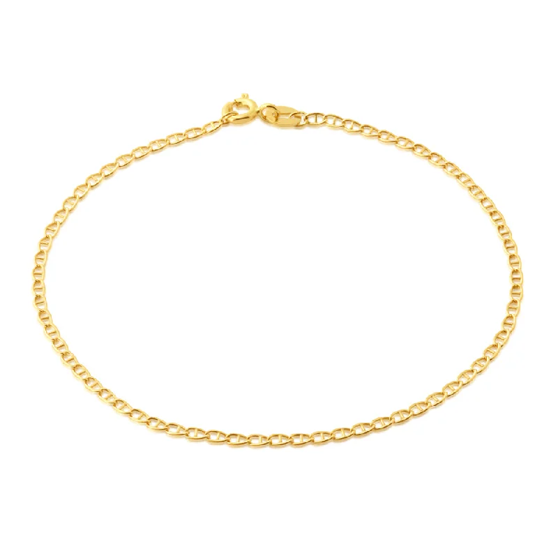 9ct Yellow Gold Filled 19cm Anchor Bracelet