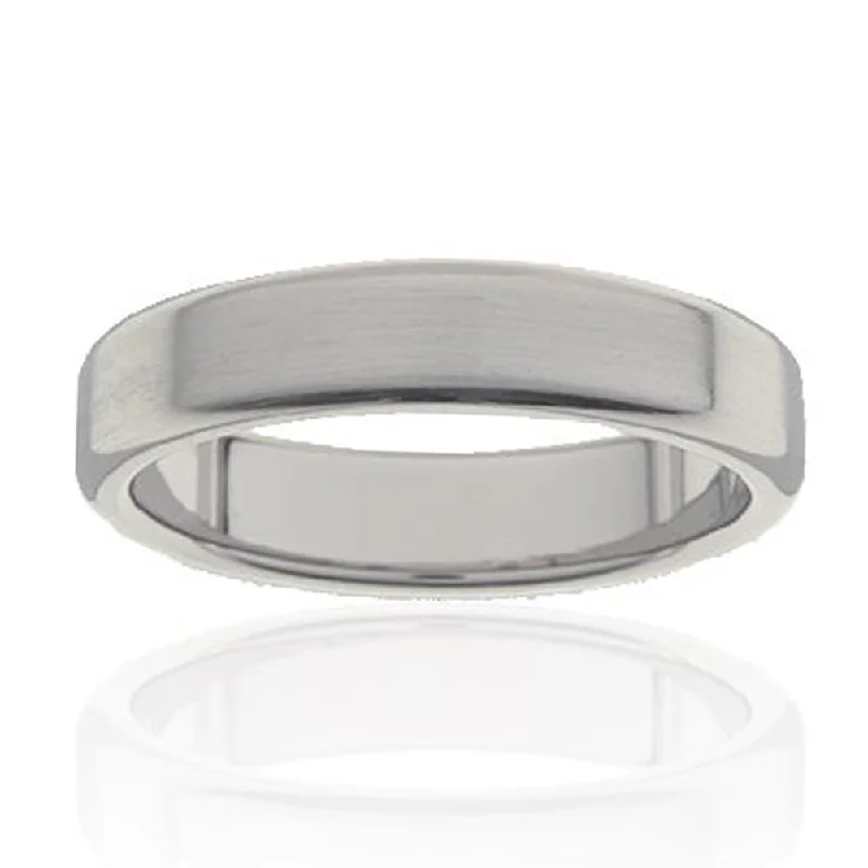 Flawless Cut Titanium 5mm Ring