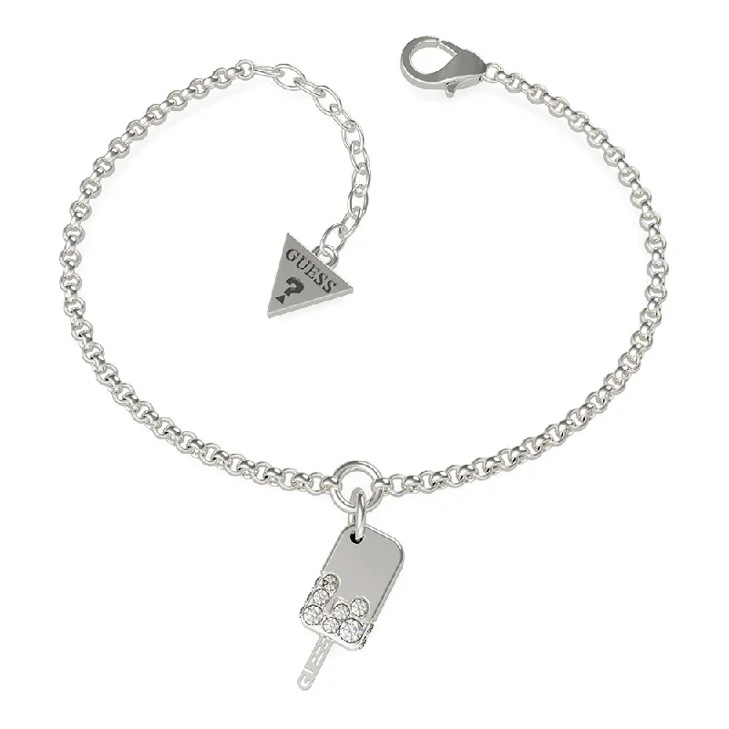 GUESS Pave Ice Pop Charm Bracelet