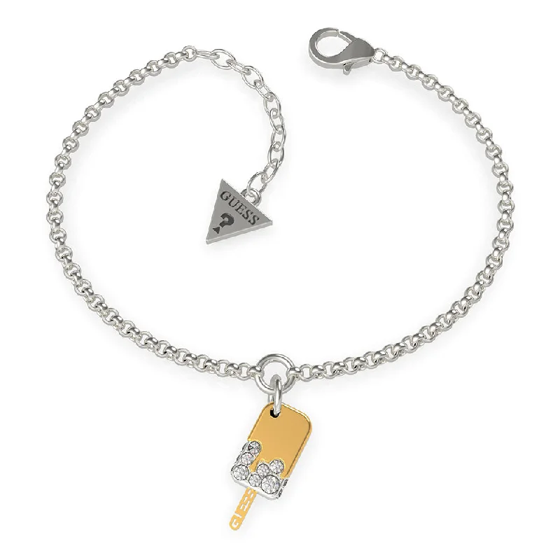 GUESS Pave Ice Pop Charm Bracelet