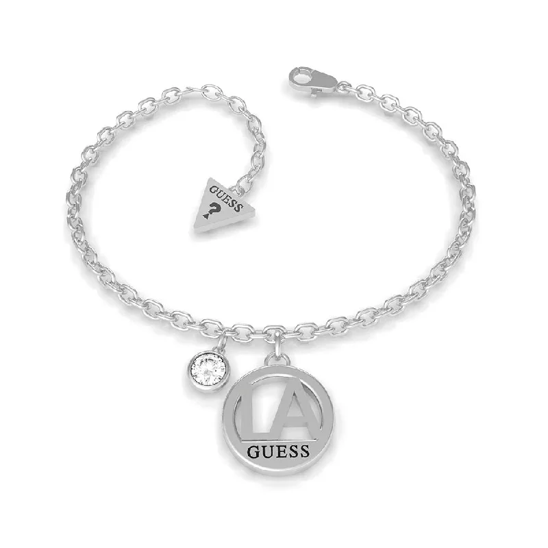 GUESS Single LA Charm Crystal Bracelet